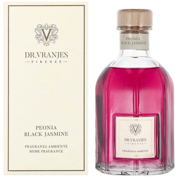 Rakuten - 送料無料 ドットール・ヴラニエス ペオニア ブラック ジャスミン（PEONIA BLACK JASMINE） ディフューザー 500ml リード付き Dr. Vranjes