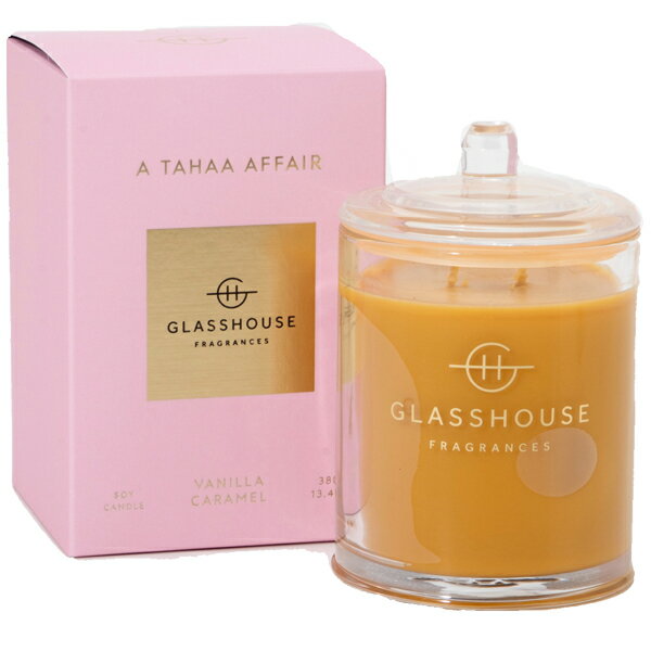 Rakuten - 送料無料 グラスハウス アロマキャンドル ラージ タハア A Tahaa Affair (Vanilla Caramel) 380g