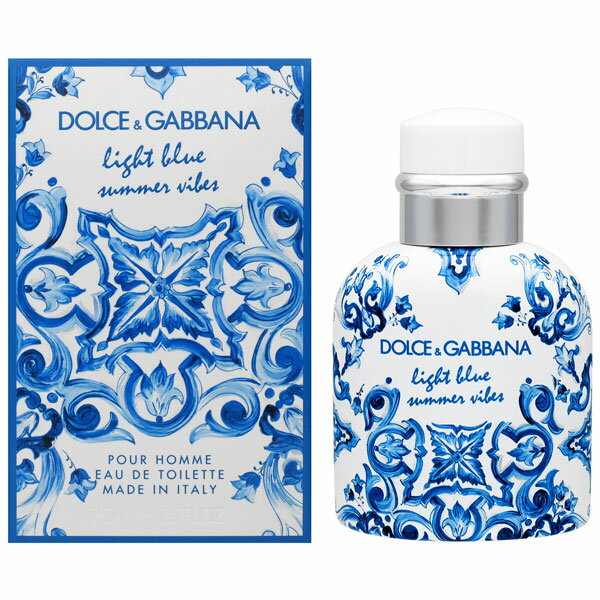 ドルチェ＆ガッバーナ ライトブルー プールオム サマーバイブス EDT オードトワレ SP 75ml 香水 DOLCE ＆ GABBANA D＆G
