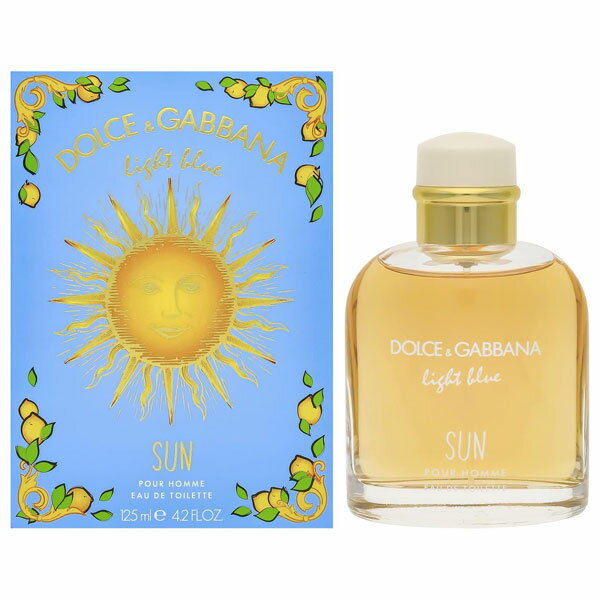 ドルチェ＆ガッバーナ ライトブルー プールオム サン EDT オードトワレ SP 125ml テスター 香水 メンズ