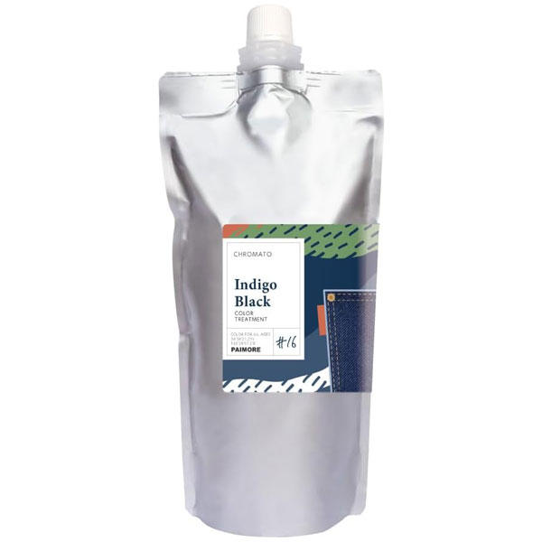 パイモア CHROMATO カラートリートメントIndigo Black インディゴブラック 500g
