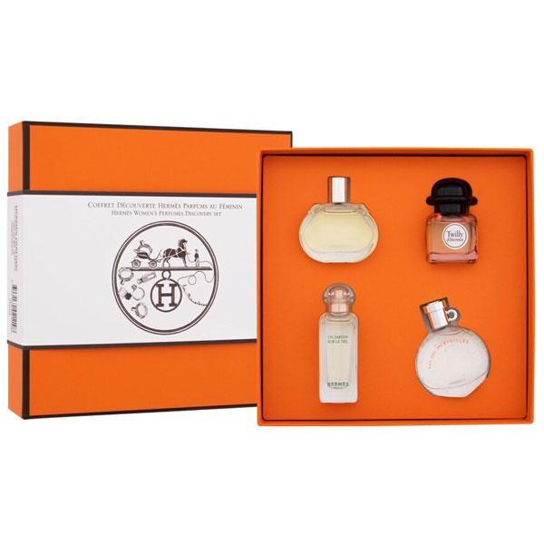 【セット内容】・バレニア オードパルファム EDP 7.5ml ミニ香水・ツイリー ドゥ エルメス オードパルファム EDP 7.5ml ミニ香水・オー デ メルヴェイユ オー ド トワレ EDT 7.5ml ミニ香水・ナイルの庭 オードトワレ EDT 7.5ml ミニ香水ミニサイズで試せる限定コフレセット。メーカー　エルメス広告文責　株式会社エムシーツ　045-482-5961区分　化粧品・フランス、その他