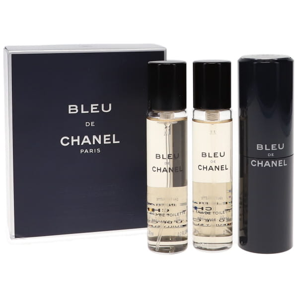 シャネル ブルー ドゥ シャネル トラベル EDT オードトワレ 20ml×3 (本体1本、リフィル2本) 香水 CHANEL