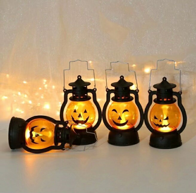 ハロウィン 飾り 卓上 置物 お洒落 電池式 LEDライト ハロウィン装飾 00917