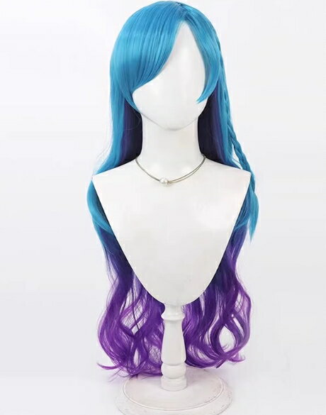コスプレウィッグ cosplay グラデーションカール 高温耐熱 約80cm 1点 08116