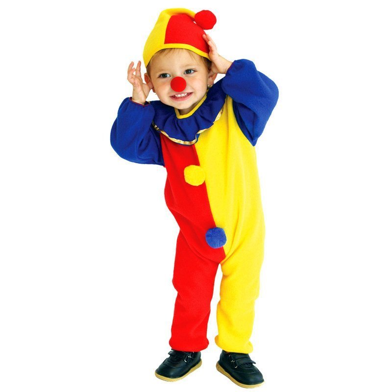 Clown - ピエロ サンタクロース コスチューム 男の子 女の子 デビル おぼけ ハロウィン コスプレ 子供 仮装 ダンス衣装 キッズ コスプレ コスチューム 仮装 万聖節 01525