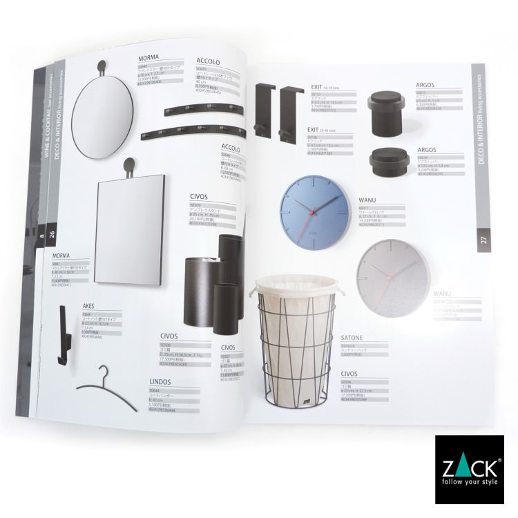大きな取引 Zack 22 総合カタログ 日本語表記 メール便 日本語版 商品カタログ 冊子 ステンレス おしゃれ かっこいい 上質 高級 機能美 ホテルライク 男前インテリア インダストリアル ドイツ デザイナーズ 在庫有り Greatblackspeakers Com
