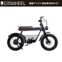 [電動アシスト自転車] COSWHEEL MIRAI GT スカイグレー｜コスウェル EBIKE 公道仕様 沖縄と離島配送不可 送料無料