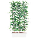 フィッカスベンジャミナパーテーション W100×D50×H200cm｜TK96356 アーティフィシャルグリーン 人工観葉植物 鉢付きグリーン 造花 おしゃれ 上質 上品 高級 ゴージャス リビング サロン ホール