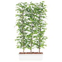 ベンジャミナスプラッシュパーテーション W100×D50×H150cm｜TK96372 アーティフィシャルグリーン 人工観葉植物 鉢付きグリーン 造花 おしゃれ 上質 上品 高級 ゴージャス リビング サロン ホール