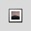IGREBOW 夕日に赤く染まる富士山 ビッグサイズ|アイグレボウ インテリアフォト ピクチャーアート 写真 スタイリッシュ モダン モノクローム モノクロ