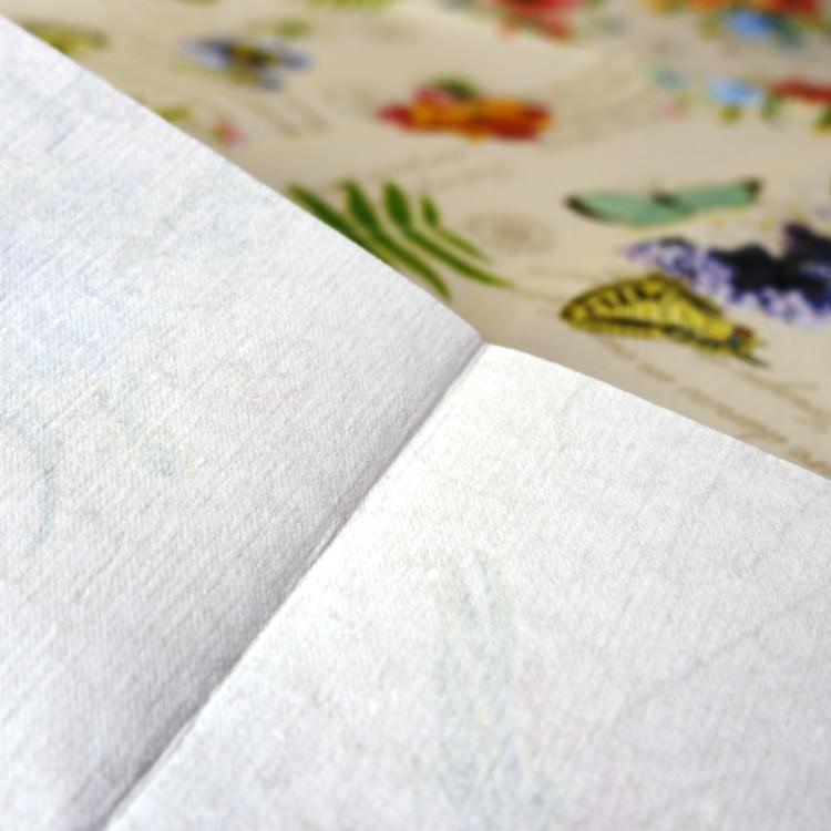センターテーブルクロス｜PAPER+DESIGN テーブルクロス 卓上クロス カラフル ポップ シック モダン 80x80cm フラワー アイボリー×ブルー PD91142 [在庫有り] 3
