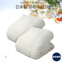 日本製羽毛ふとん (抗菌防臭羽毛使用) 2枚セット|シングル 寝具 ご自宅用 プレゼント 贈り物 ギフト 贈答用 カタログギフト 送料無料