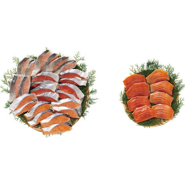 樂天商城 - 鮭三昧セット｜魚介 セット 詰め合わせ 食品 ご自宅用 プレゼント 贈り物 ギフト 贈答用 高級贈答品 カタログギフト 送料無料