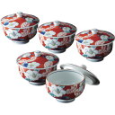 伊万里焼 色彩山茶花 汲出5客揃|湯呑 セット 和食器 食器 ご自宅用 プレゼント 贈り物 ギフト 贈答用 高級贈答品 カタログギフト 送料無料