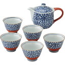 伊万里焼 染錦たこ唐草 ポット茶器揃|湯呑 セット 和食器 食器 ご自宅用 プレゼント 贈り物 ギフト 贈答用 高級贈答品 カタログギフト 送料無料