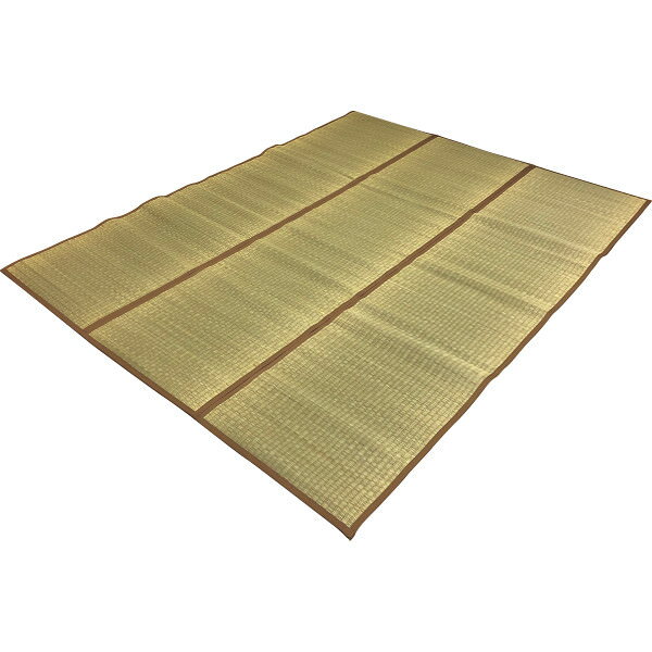 ●沖縄で生産された沖縄ビーグ(い草)を使用した商品です。沖縄の方言でい草はビーグと言います。通常のい草よりも太く丈夫なため長く愛用頂けます。裏に不織布を貼っていますのでフローリングでも使用できます。裏にはすべりにくい加工をしております。沖縄...