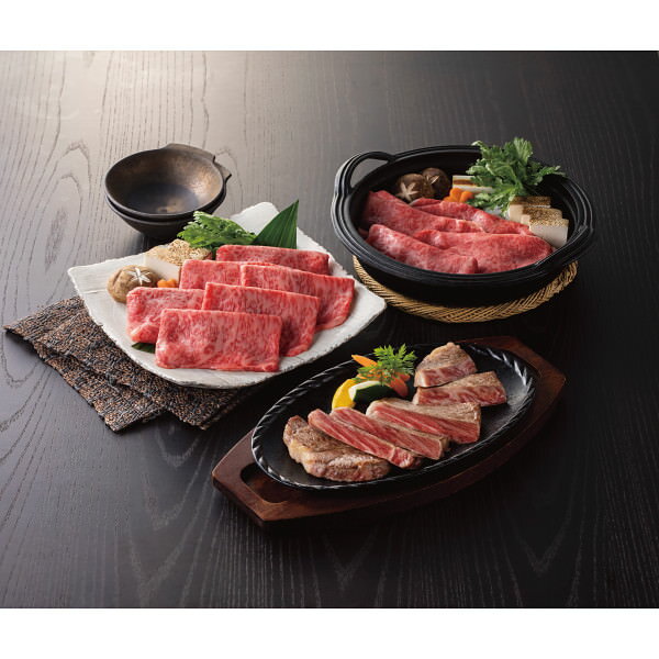 銀座吉澤 松阪牛すき焼きステーキセット 計2.6kg|和牛 国産牛 牛肉 セット 詰め合わせ 食品 ご自宅用 プレゼント 贈り物 ギフト 贈答用 高級贈答品 カタログギフト 送料無料