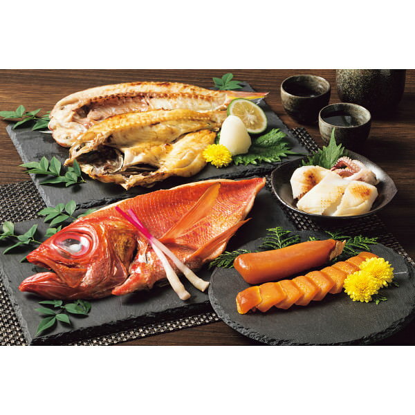 からすみと干物セット|カラスミ セット 詰め合わせ 魚介 食品 ご自宅用 プレゼント 贈り物 ギフト 贈答用 高級贈答品 カタログギフト 送料無料