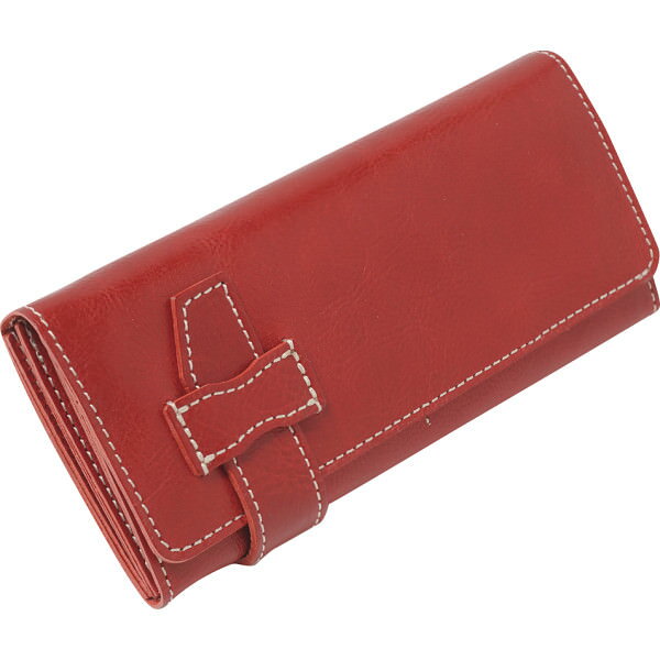M，I，U，O.J ヌメ革 長財布 レッド｜革製品 ご自宅用 プレゼント 贈り物 ギフト 贈答用 高級贈答品 カ..