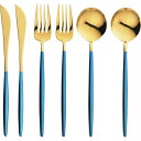 ポルト デザート6本セット(金メッキ)|カトラリー 洋食器 食器 のし対応 ラッピング対応 個包装 選べる 包装紙 おまとめ注文 ご自宅用 プレゼント 贈り物 ...