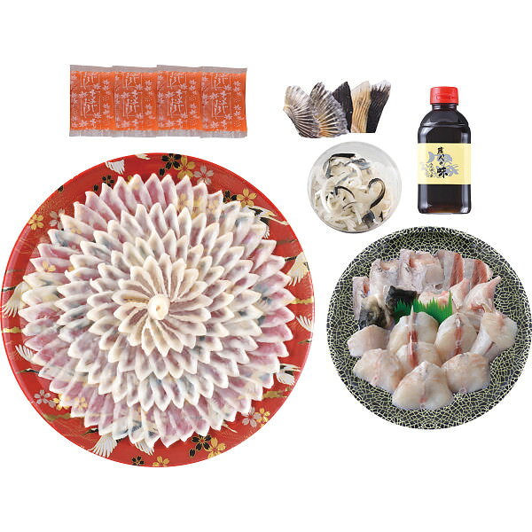 ふく料理フルコース｜フグ 河豚 セット 詰め合わせ 食品 ご自宅用 プレゼント 贈り物 ギフト 贈答用 高級贈答品 カタログギフト 送料無料 besign-10015603 ビザインショップ サンプル画像2