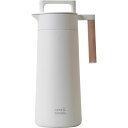 外でも使える全真空テーブルポット(1.1L) ホワイト|ポット 卓上ポット 保冷 保温 キッチンツール キッチン のし対応 ラッピング対応 個包装 選べる 包装...