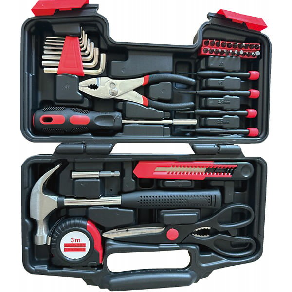 乐天商城 - 手提げタイプ 39ピース DIY ツールセット 工具セット｜ ドライバーセット 日用品 日曜大工 のし対応 ラッピング対応 個包装 選べる 包装紙 おまとめ注文OK ご自宅用 プレゼント 贈り物 ギフト 贈答用 カタログギフト 送料無料