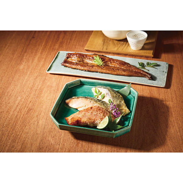 竹八あぶり西京漬(骨取り)＆うなぎ蒲焼き詰合せ｜魚介 セット 詰め合わせ 食品 ご自宅用 プレゼント 贈り物 ギフト 贈答用 高級贈答品 カタログギフト 送料無料 besign-10018608 ビザインショップ サンプル画像2
