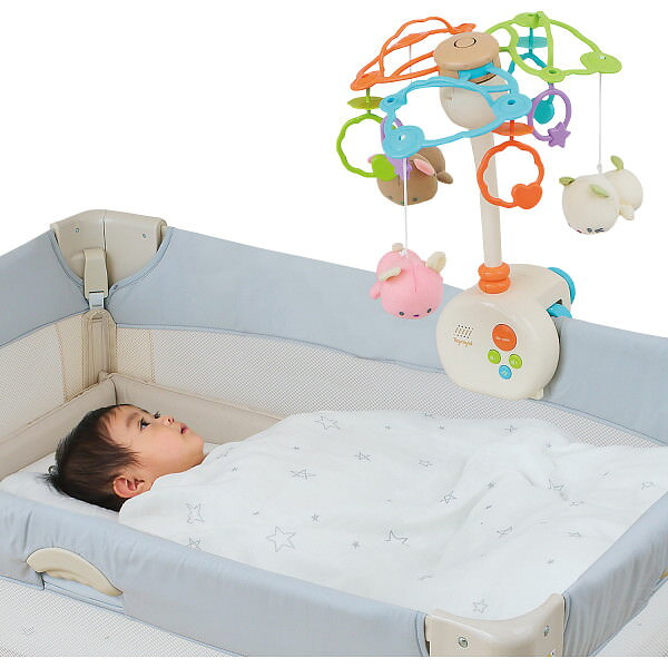 やすらぎふわふわ3WAYメリー｜おもちゃ 知育玩具 ベビー キッズ のし対応 ラッピン...
