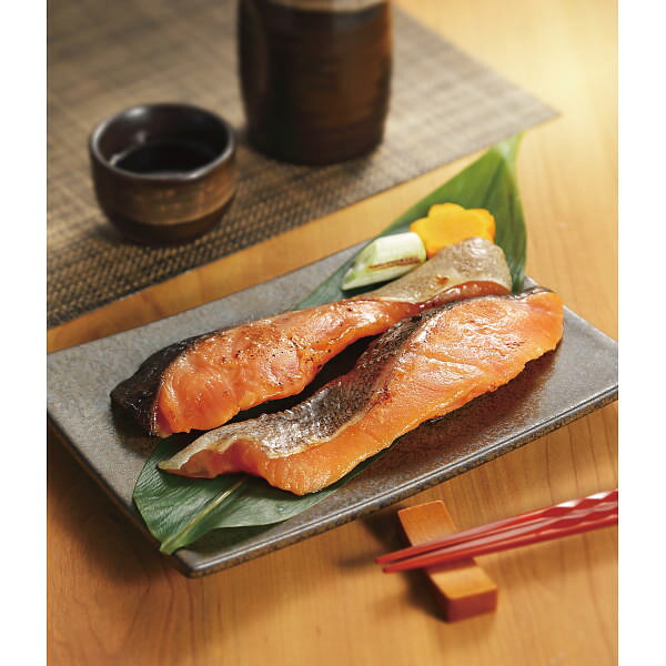 富士の介 厚切りサーモン甲州漬けセット(6切)｜鮭 魚介 セット 詰め合わせ 食品 ご自宅用 プレゼント 贈り物 ギフト 贈答用 高級贈答品 カタログギフト 送料無料 besign-10018807 ビザインショップ サンプル画像2
