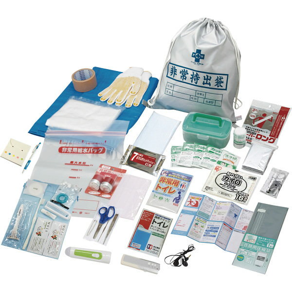 非常持出しセット40点｜防災セット 非常持ち出し袋 非常セット 日用品 のし対応 ラッピング対応 個包装 選べる 包装紙 おまとめ注文OK ご自宅用 プレゼント 贈り物 ギフト 贈答用 カタログギフト 送料無料