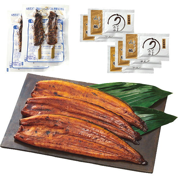 うなぎ問屋の大五蒲焼(3尾)｜うなぎ セット 食品 ご自宅用 プレゼント 贈り物 ギフト 贈答用 高級贈答品 カタログギフト 送料無料