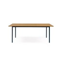期間限定!ポイント大増量中!竹集成材のTダイニングテーブル皮付き天板T-Dining Table W1800|TEORI TD-TK1800 テオリ インテリア...