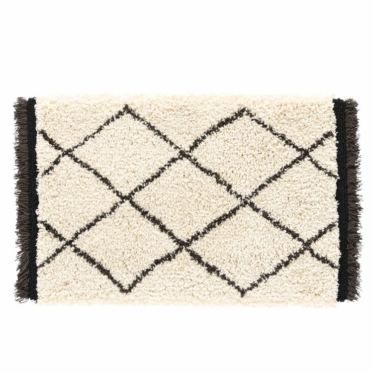 50×80cm マット Fixed Size Mat 5013 防ダニ ウォッシャブル(水洗いOK) 防滑加工|おしゃれ 雑貨 かわいい ナチュラル 上質 高級 ホテルライク エレガント インテリア インダストリアル デザイナーズ