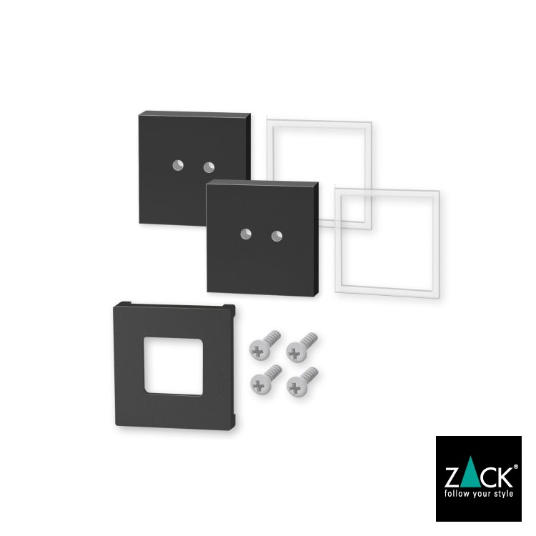 樂天商城 - 接着用ブラケット マットブラック｜ZACK 40512 CARVO パーツ 部品 壁取付け 壁設置 DIY ステンレス おしゃれ 雑貨 かっこいい 上質 高級 ホテルライク ドイツ デザイナーズ [在庫有り]