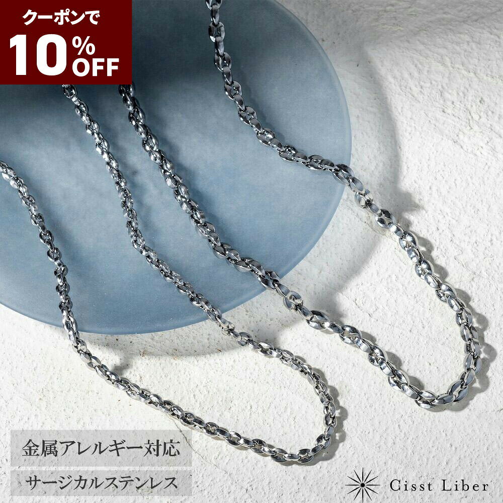 10%OFF【P10倍】【Cisst Liber】 ネックレス メンズ 金属アレルギー対応 ステンレ ...