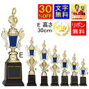 トロフィー 30%OFF 文字無料 高さ300mm トロフィー 青 ブルー ゴルフ 優勝カップ トロフィー 将棋 囲碁 優勝カップ 野球 サッカー 空手 柔道...
