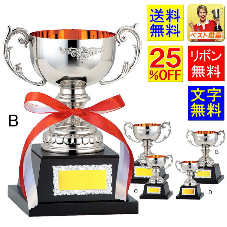 優勝カップ 送料無料 25％OFF 高さ285mm 文字無料 銀 シルバー トロフィー 優勝カップ ゴルフ 野球 サッカー バスケットボール バレーボール グラウンドゴルフ 相撲 柔道 剣道 空手 ホッケー 水泳 陸上 バドミントン 卓球 水泳 CUP 将棋 NS308-B