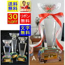優勝カップ 高さ260mm 送料無料 文字無料 クリスタル ガラス 優勝カップ トロフィー 優勝カップ ゴルフ 野球 サッカー バスケットボール バレーボール ...