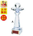 トロフィー 送料無料&文字無料 ガラストロフィー W-VC3509-Aサイズ 285mm クリスタル | クリスタルトロフィー クリスタルガラス 名入れ 優勝カ...
