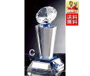 トロフィー 送料無料 高さ173mm ガラス クリスタルトロフィー (ダイヤモンドカット) | ガラストロフィー クリスタル クリスタルガラス 名入れ 優勝カッ...