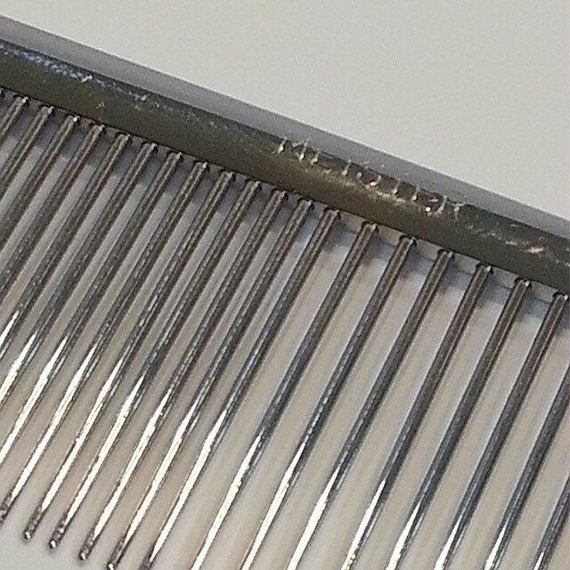 BCP楽天市場店のK-proケイプロペット コーム KS-107【ステンレスコーム、MEISTER　KSシリーズ、全犬種・猫用、小動物用、犬用くし、犬用コーム、猫用くし、猫用コーム、ケイプロコーム、ケープロコーム、マイスター】｜アングル2