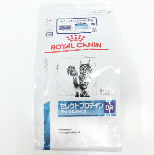 ロイヤルカナン猫用セレクトプロテインD&Rドライ　500g×12　(動物用療法食)【ROYALCANIN、ダックアンドライス、ダック＆ライス】