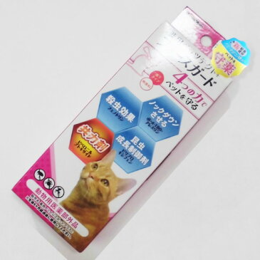 キャティーマン薬用ペッツテクト＋フォースガード　猫用　1.2ml×1本入 動物用医薬部外品【DoggyMan、ドギーマン、CattyMan、虫除け、ノミ・マダニ駆除、蚊の忌避、薬用ペッツテクトプラス、薬用ノミとりスポットプラスC】