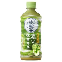[送料無料]コカ・コーラ綾鷹カフェ　濃い抹茶ラテ PET 440ml　24本入り【コカコーラ、Coca-Cola、飲料..