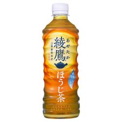 [送料無料]コカ・コーラ綾鷹 ほうじ茶 PET 525ml 24本入り【コカコーラ、Coca-Cola、飲料水、アヤタカ、ほうじ茶】のサムネイル