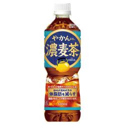 ※コカコーラ商品は別途直送となり、コカコーラ商品以外の商品と同梱はできませんので、弊社規定の1カート当たりの送料無料ハードルの対象外となっております。コカコーラ商品とその他の商品を同一カートでご注文の際は、別途送料が発生しますので、ご注意お願いいたします。 *****商品説明***** ●やかんで煮出したような、深い味わいと香ばしさが楽しめる濃い味わいの麦茶。 大麦100%+高温煮出し製法+大麦エキス+独自焙煎。 BMIが高めの方の体脂肪を減らす効果が報告されている。 機能性表示食品(ローズヒップ由来ティリロサイド配合)。 満足感がありながらすっきりした後味で、どんなシーンでも手軽に飲める。 ※新ガイドラインに沿った機能表示への切り替え(ラベル・カートン)。 栄養成分表示(100ml当り)／エネルギー 0kcal、たんぱく質 0g、脂質 0g、炭水化物 4.8g、食塩相当量0.2g/機能性関与成分:ローズヒップ由来ティリロサイド0.1mg/カフェイン0mg *****商品内容***** 内容量／ 600ml×24本 原材料／大麦(カナダ)、大麦エキス、ローズヒップエキス末/ビタミンC *****使用上の注意***** ●乳幼児の手の届かないところに保管して下さい。 ●直射日光の当たる場所、極端に高温や低温になる場所には保管しないで下さい。 ●その他、本商品の取り扱いをよく読んでご使用下さい。 *****ショップ在庫及び納期***** 弊社商品発送まで2〜4営業日程度頂きます。また、メーカーに在庫が無い場合など、さらにお時間を頂く場合や入荷不可となる場合がございます。 *****製造販売者***** 日本コカ・コーラ *****生産国***** 日本 *****商品区分***** 飲料水 *****広告文責***** 株式会社BCP 086-250-8124（連絡先電話番号）