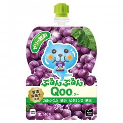 [送料無料]コカ・コーラミニッツメイドぷるんぷるんQoo ぶどう 125gパウチ×6本入り【コカコーラ、Coca-Cola、ミニッツメイド、ゼリー飲..