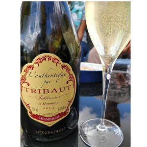 フランス、トリボー社最高級シャンパン、オーセンティック、750ml。2008年に2493本のみ生産の希少品！！シャンパン　プレゼント　高級シャンパン　シャンパーニュ地方　お祝い　最高級
